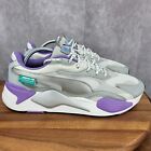 Puma RS-X3 Mercedes AMG Running Shoes Mens 10.5 Silver Luminous Purple Sneakers