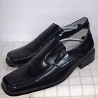 Stacy Adams Men’s Shoes Sz 12 M BLACK Leather Slip On Loafers DANTON 24363-001