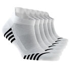 Mens Bamboo Ankle Socks with Heel Tab Low Cut Thin Athletic Performance 6 pairs