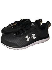 Under armour Charged Assert 8 Men's Running Shoes - Black/White, US 9