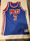 Champion New Jersey Nets Kenny Anderson Authentic NBA Jersey Size 48 Vintage
