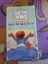 Elmos World - Wake Up With Elmo (VHS)