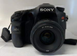 Sony Digital SLR Camera Alpha α77 Body SLT-A77V Single Lens NO CHARGER #I-2634