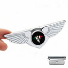 Chrome Black Wing Badge Car Mexican Flag Mexico Front Grille Emblem Universal (For: Nissan)