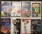New ListingLot of 8 Disney VHS Tapes Incl. Bambi, Lion King, Aladdin, 101 Dalmations + 4
