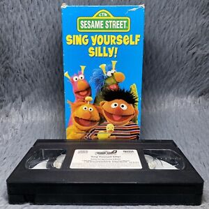 Sing Yourself Silly! CTW Sesame Street VHS Tape 1990 Sony Wonder Kids Cartoon