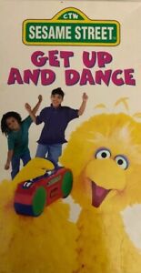 Sesame Street Get Up And Dance VHS 1997-TESTED-RARE VINTAGE COLLECTIBLE-SHIP24HR