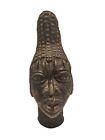 New ListingBenin Africa Bronze Head Of A Woman Of The Benin Court Statue X-BS