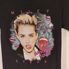 Miley Cyrus Concert T-Shirt 2014 Bangerz Tour Pop Rap Music Black Adult Small