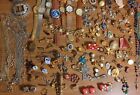 Huge Vintage Junk Drawer Lot -Jewelry, Buttons,  Estate, Pins, Religious Tokens+