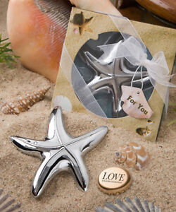 Beach Starfish Bottle Opener- Wedding, Bridal Shower, Anniversary Favor