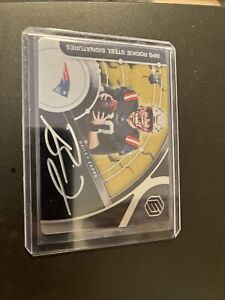 2022 Panini Elements Bailey Zappe GOLD Rookie Steel Signatures /79