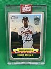 2023 Topps Archives Signature Series /11 AUTO RONALD ACUNA BRAVES ENCASED SP CT2