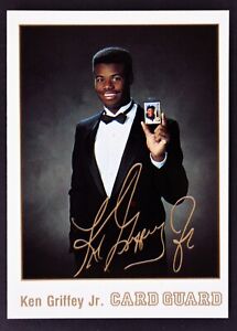 1991 Card Guard Ken Griffey Jr Gold Edition Signature Promo Card Mariners HOF