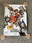 PSA/DNA AUTHENTIC Kingdom Hearts Tetsuya Nomura Signed Chain Of Memories Poster