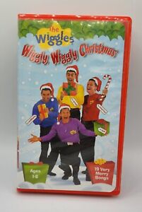 The Wiggles Wiggly, Wiggly Christmas VHS Video Tape Red Clamshell Case