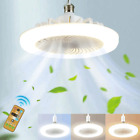Fan For E27 Socket Light With Remote, Ceiling Fan Adjustable Smart LED Fan