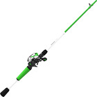Roam Baitcast Reel and Fishing Rod Combo, Fiberglass Fishing Pole with Split-Gri