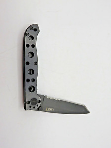 CRKT M16-10KS Back Combo Tanto Blade Frame Lock Folding Pocket Knife~~Great Cond