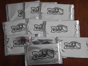 10 Pack Lot - 2018 Panini Player of The Day Football Sealed Packs w/1 Thick Pack