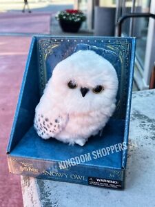 Universal Studios Harry Potter Hedwig Snowy Owl Shoulder Plush Sound & Movement