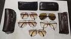 Vintage Sunglasses Jack Nicklaus Amber Polarized Lot Of 5 w/ 4 Cases Mens
