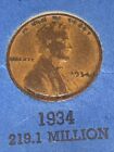 1934 P Lincoln Wheat Cent • #F1215 • Buy 10 Get 50% Off • mix & match
