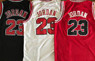 Youth / Men's Michael #23 Jordan Jersey Red Black White Stitched All Size