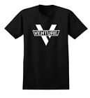 Venture Skateboard Trucks Mainstay T-Shirt Black Tee NIB Medium