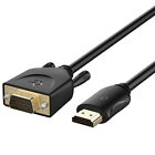 Rankie HDMI to VGA (Male to Male) Cable Black 6/10/15 Feet