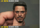 Custom 1/6 Scale Tony Stark 5.0A Neckness Head Sculpt For Hot Toys Body