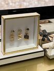 Set of 3 CHANEL Beauty VIP Gift 2023 Holiday Gold Charm Pendant Genuine New Rare
