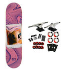 Alien Workshop Skateboard Complete Polaroid 93 Redux Purple 7.63