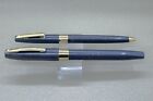 Gray Sheaffer 1250 Lifetime Cartridge Fountain Pen 14k F Nib & Ballpoint