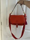 NWT in Packaging Tory Burch Perry Nylon Crossbody in Salmon/Red/Orange/ 403 OS