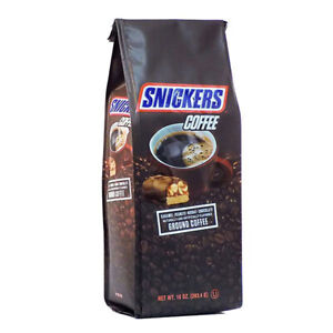 Snickers Caramel, Peanuts, Nougat and Chocolate Ground Coffee 10oz