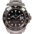 ROLEX GMT Master II Automatic Watch Stainless Steel 116710LN Black