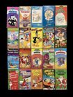 Lot Of 20 Kids VHS Tapes. Barney - Cartoons- Popeye- Daffy Duck
