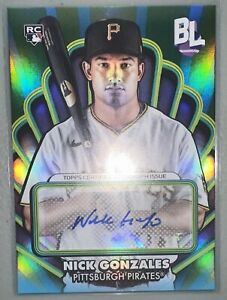 2024 Topps Big League Nick Gonzales Rookie Opening Act Auto Pittsburgh Pirates