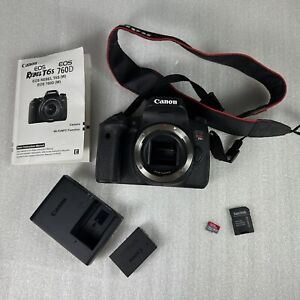 Canon EOS Rebel T6s 760D 24.2MP Digital SLR DSLR Camera (Body Only) Z14