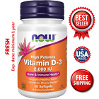 NOW Supplements, Vitamin D-3, 2000 IU, High Potency, Structural Support