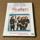 Heathers DVD Anchor Bay Winona Ryder Christian Slater New Sealed HTF RARE OOP