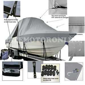 Hydra-Sports Vector 2900 VX Walk Around T-Top Hard-Top Fishing Boat Cover