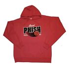 Size LARGE Mens Phish Chicago Red Hoodie United Center 2023 Concert Merch RARE
