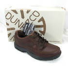 Dunham Mens Brown Leather Waterproof Oxford Padded Shoe Midland 8500SB Sz 10 6E