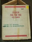 Vintage “Sparkler” Pom Pom Aluminum Christmas tree, 7FT, M-7884 W/Original Box