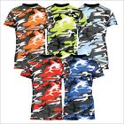 Men's Short Sleeve Camouflage Crew Neck Printed Tee ( S-2XL ) NEW Free Shipping