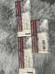 Sonisphere 2010 Original Concert Festival Tickets Maiden Rammstein Memorabilia