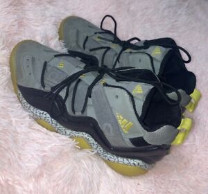 Adidas Top Ten 2000 J Kobe Bryant Kid's Size 6 Gray Black Yellow G56193