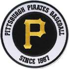 Pittsburgh Pirates Baseball Round Secondary Logo Sleeve MLB Patch Jersey Emblem
